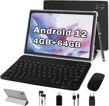 Планшет 10" Oangcc A13 4/64Gb 8 ядер Android 11 8000 mAh Черный