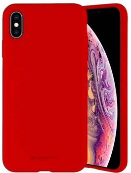 Etui Mercury Silicone do Apple iPhone X/Xs Red (8809745645055)