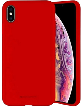 Etui Mercury Silicone do Samsung Galaxy S23 Ultra Red (8809887876256)