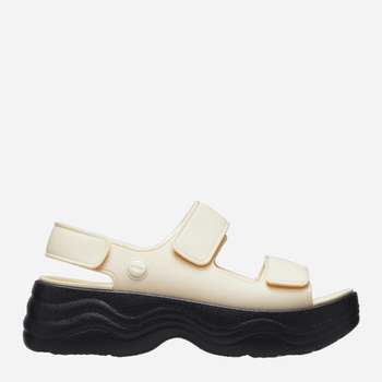 Жіночі сандалі Crocs Skyline Sandal W CR208183-VABK 38-39 (W8) 24 см Білий/Чорний (196265320134)