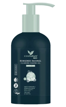 Żel do golenia Cosnature Men naturalny oczyszczający z wyciągiem z szyszek chmielu 200 ml (4260370437769)