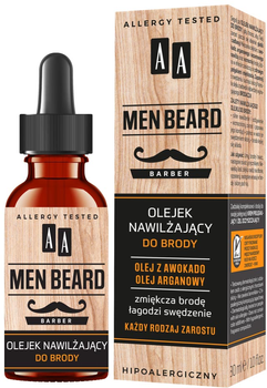Olejek do brody AA Men Beard nawilżający 30 ml (5900116081656)