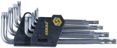 Комплект ключей Torx Sigma 9 предметов T10-T50 мм CrV короткие (4022211)