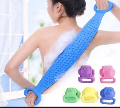 Силіконова мочалка-масажер Dual Sided Back Scrubber для тіла (SH776147)