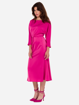 Sukienka ołówkowa damska Makover K177 XXL Różowa (5905563720820)