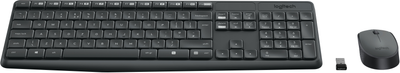 Zestaw bezprzewodowy Logitech MK235 USB 2.4 GHz Szary (920-007905)