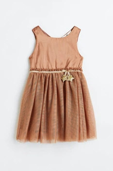 Платье фатиновое бежевое H&M 98см (400093950)