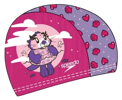 Шапка для плавання Speedo PRINTED POLYESTER CAP IU рожевий, фіолетовий Діт OSFM