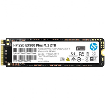 SSD накопитель hp ex900 Plus 2Tb m.2 pci-e 3.0 x4 3d tlc (35m35aa)