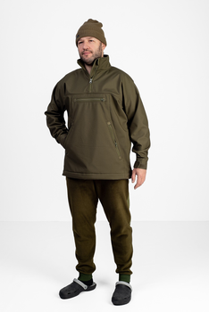 Анорак Eva Military тактичний софтшел, колір хакі 2XL (52-54)