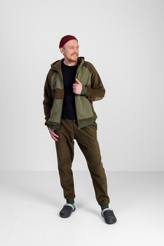 Костюм Eva Military флісовий спортивний, тактичний чоловічий колір хакі, розмір 2XL (52)