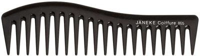 Гребінь Janeke Wavy Comb для всіх типів волосся Чорний (8006060214724)