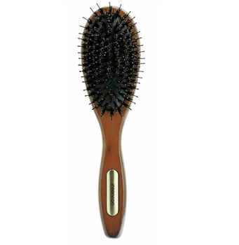 Гребінець Inter Vion дерев'яні для волосся зі змішаною щетиною 499740 (5902704997400)
