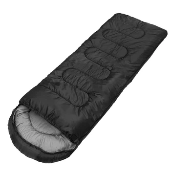 Спальный мешок E-Tac SB-01 с капюшоном 180х75 см Black (3_04745)