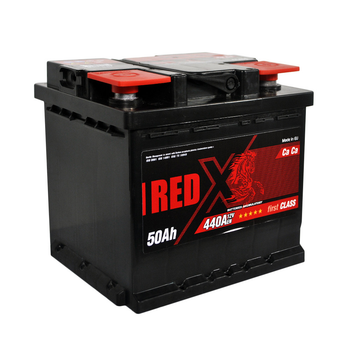 Автомобільний аккумулятор 50Ah 440A RED X L+ (лівий+)