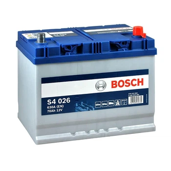 Автомобильный аккумулятор BOSCH Asia 70Ah 630A R+ 0092S40260