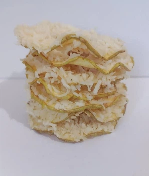 Чипсы фруктовые яблочные с медом та кокосовой стружкой (100гр) SNACKSCAPES