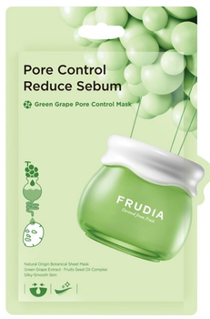 Маска тканинна Frudia Green Grape Pore Control Mask очищуюча освіжаюча 20 мл (8803348045373)