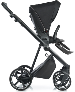 Універсальна коляска 2 в 1 Roan Ivi True Black Чорна (5903857303261)