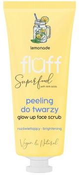 Peeling do twarzy Fluff Glow Up Face Scrub Lemoniada rozświetlający 75 ml (5902539711554)