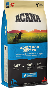 Sucha karma Acana Adult Dog Recipe dla psów wszystkich ras i w każdym wieku 17 kg (0064992525170)