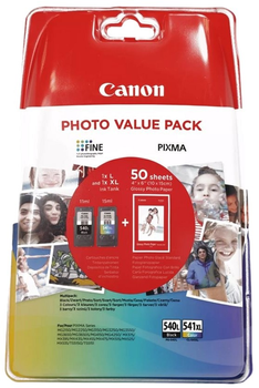 Набір картриджів Canon PG-540L/CL-541XL Multipack Cyan/Magenta/Yellow/Black (8714574669564)
