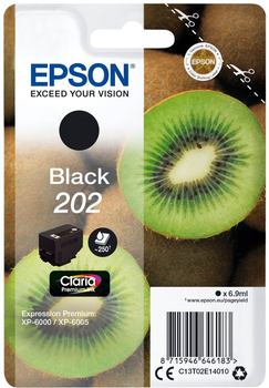 Картридж Epson 202 Black (8715946646183)