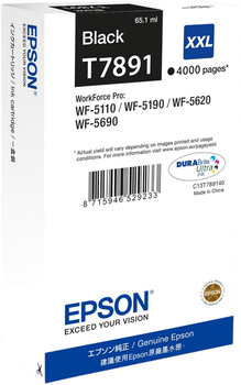 Tusz Epson T7891 XXL Black (8715946529233)