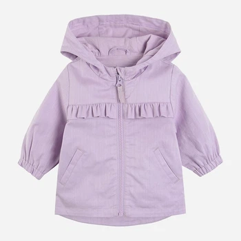 Дитяча демісезонна куртка-парка для дівчинки Cool Club COG2401153 68 см Violet (5903977224811)