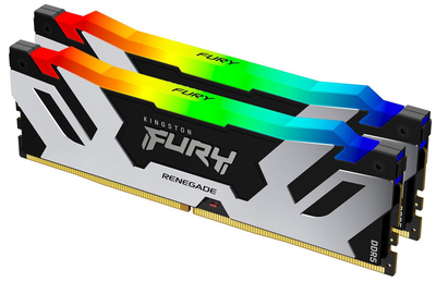 Оперативная память Kingston Fury DDR5-8000 32768MB PC5-64000 (Kit of 2x16384) Renegade RGB Black (KF580C38RSAK2-32)