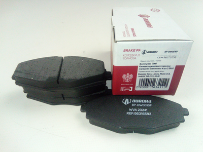 Колодки передние тормозные Lanos 1.5, AURORA (BP-DW0010F) (96316582)