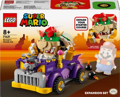 Конструктор LEGO Маслкар Bowser. Додатковий набір 458 деталей (71431)