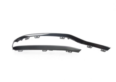 Молдинг решетки бампера BMW 3 (F30/31) 16-19 левая черная внешняя (Sport), (51117396853), (181426921)