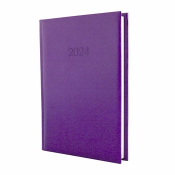 Ежедневник EconoMix Стандарт Principe 2024 слп/т сиреневый (E21690-12)