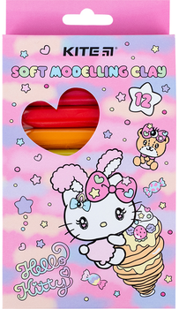 Пластилін восковий Kite Hello Kitty 12 кольорів 200 г (HK23-086)