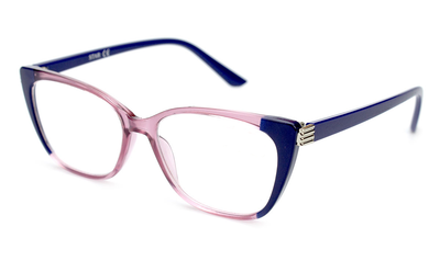 Жіночі готові окуляри для зору Verse Діоптрія -2.50 Короткозорість 52-15-138 Лінза Полимер PD62-64 (018-59|G|m2.50|15|1_5000)