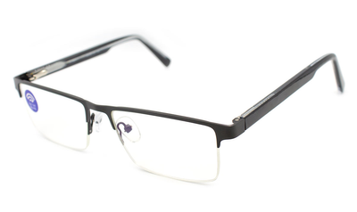 Чоловічі готові окуляри для зору Verse Діоптрія Комп'ютерні +1.75 Дальнозоркість 54-17-143 Лінза Полимер PD62-64 (067-70|G|p1.75|31|9_3644)
