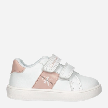Дитячі кросівки для дівчинки Calvin Klein Jeans Low Cut Velcro Sneaker V1A9-80782-1355X134 27 Білі (8052578509555)