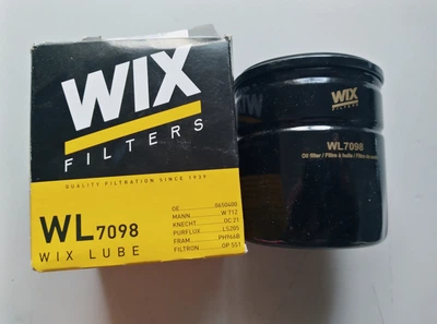 Фильтр масляный OP551 WIX WL7098 OPEL