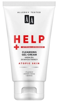 Крем-гель для вмивання обличчя AA Help Atopic Skin без запаху 150 мл (5900116014449)