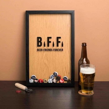 Рамка-копилка для пивных крышек "Beer Friends Forever" PN0603