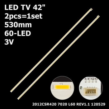 LED підсвітка TV 42" SAMSUNG 2012CSR420 7020 L60/R60 REV1.1 120529 SEL420V8-S0AA LBUB-SEL420V8-S0AA 2шт.