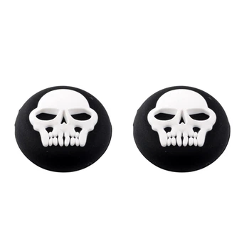 Силиконовые накладки на стики Scull для геймпадов Sony DualShock PS4 / DualSense PS5 / Xbox Series|One (2шт.) [408053952]
