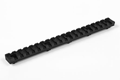 Планка Пикатинни КРУК CRC 9020 Armor Blackна 19 слотов с креплением M-Lok