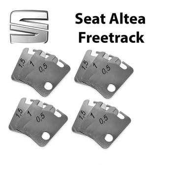 Пластини від провисання дверей Seat Altea freetrack (4 двері)