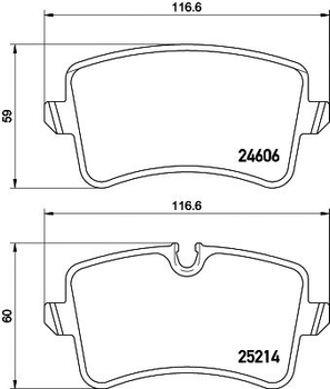 2521403 TEXTAR Гальмівні колодки до дисків