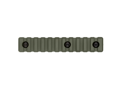 Планка Пикатинни КРУК CRC 9016 ODGreen на 11 слотов с креплением M-Lok