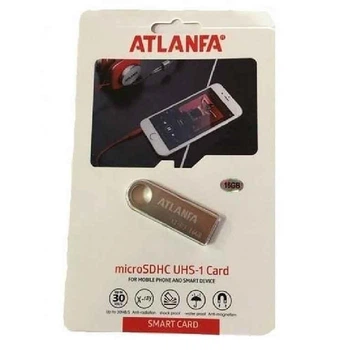 Мини-флешка с отверстием для ключей USB 2.0 16Gb ATLANFA AT-U3 металлический корпус