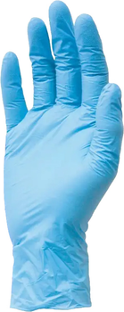 Перчатки смотровые нитриловые нестерильные Medicom SafeTouch E-series неопудренные 2.8 г голубые 50 пар № XS (1106/XS)