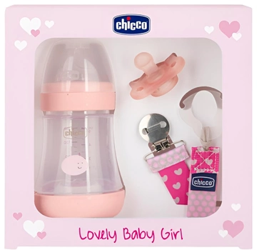Набір Chicco Lovely Baby Perfect 5 Girl Gift Set 3 шт (8058664122172)